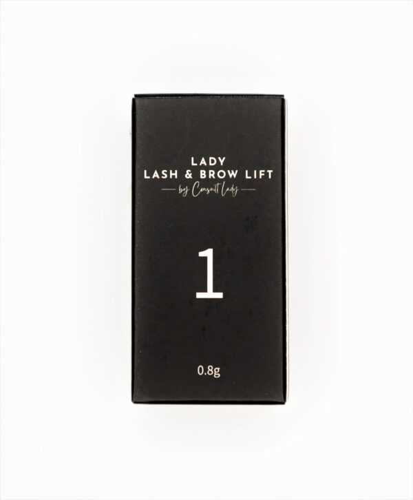 Lady Lash & Brow Lift Ripsipermanenttiaine step1, 1 kpl