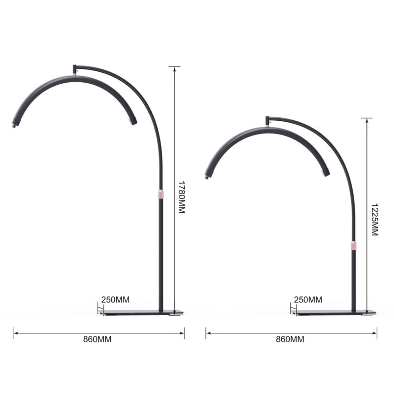 Half Moon lamppu musta Half Moon lamppu musta