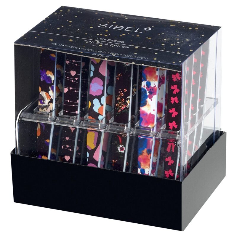 Pinsetit kukka teline + ulkopakkaus Pinsetit kukka teline + ulkopakkaus