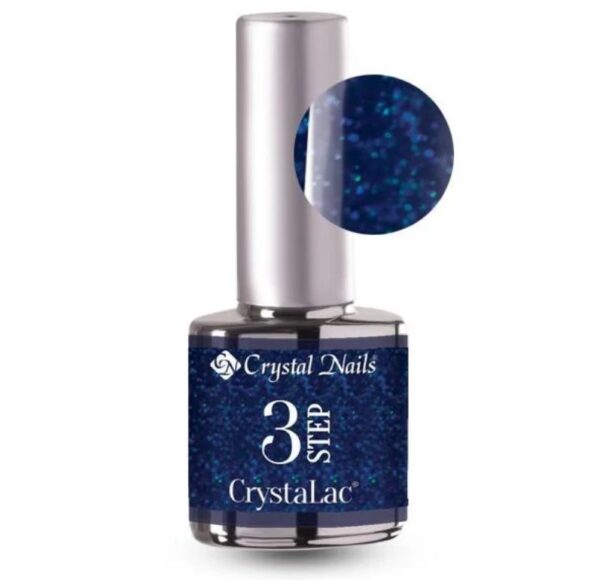 Crystal Nails 3STEP CrystaLac Exciting Blue 95 8ml TPO free