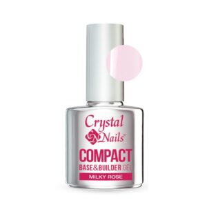 Crystal Nails Compact Base & Builder Gel Milky Rose 8ml