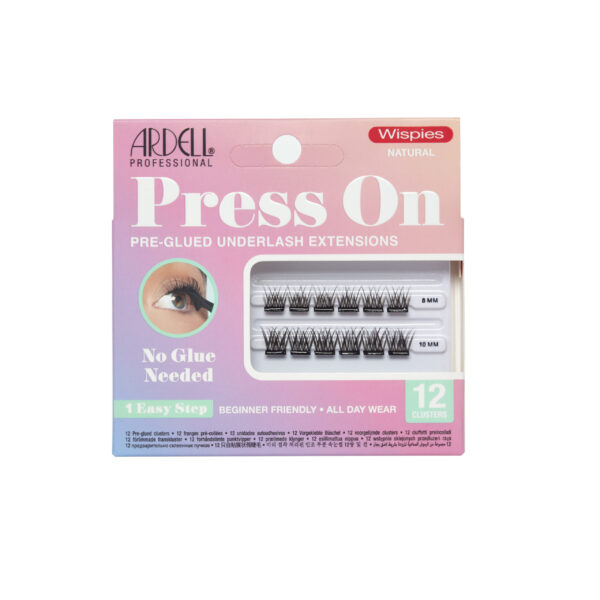 Ardell Press On Wispies 12kpl, 8 ja 10mm