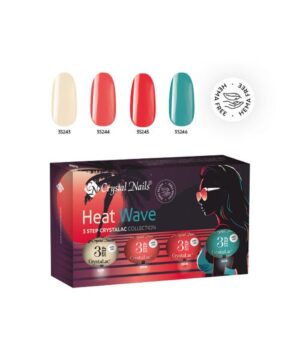 Crystal Nails Heat Wave Collection 4x4ml, TPO Free