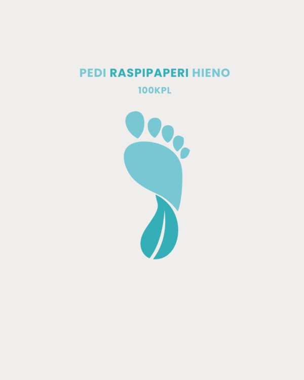 Pedi Raspipaperi, hieno, 100kpl