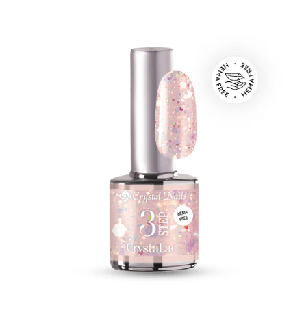 Crystal Nails 3STEP CrystaLac 3SD3 Peach Glaze