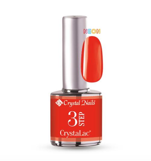 Crystal Nails 3STEP CrystaLac 3S215 Vibrant Coral 8ml