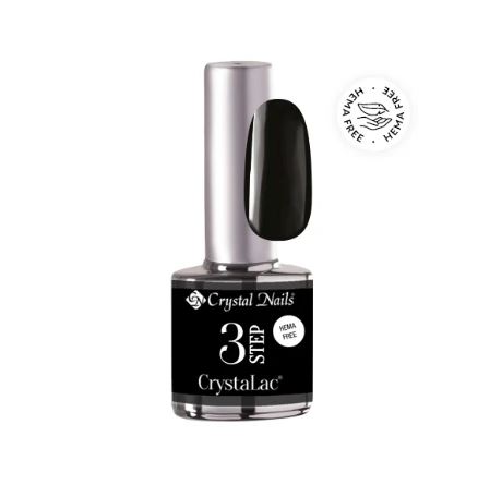 Crystal Nails 3STEP CrystaLac 3S222 Black 8ml