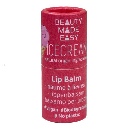 Beauty Made Easy Lip Balm Ice Cream tube Beauty Made Easy Lip Balm Ice Cream tube