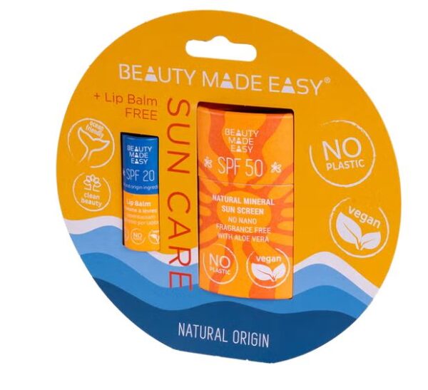 Lip Balm SPF20 + Natural Mineral Sun Screen SPF50