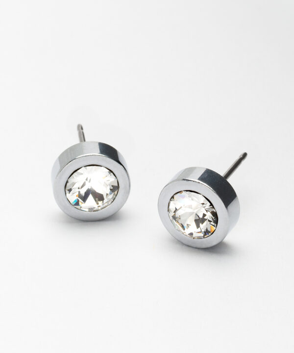 CJ Silver Titanium Grand Bezel 8mm Crystal pari