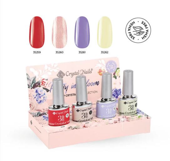 Crystal Nails Pretty in Bloom Collection 4x4ml