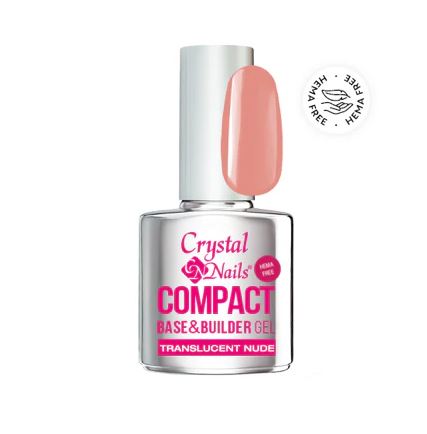 Crystal Nails Compact Base & Builder Gel Translucent Nude 13ml