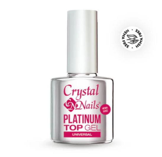 Crystal Nails Platinum Top Gel Universal 13 ml