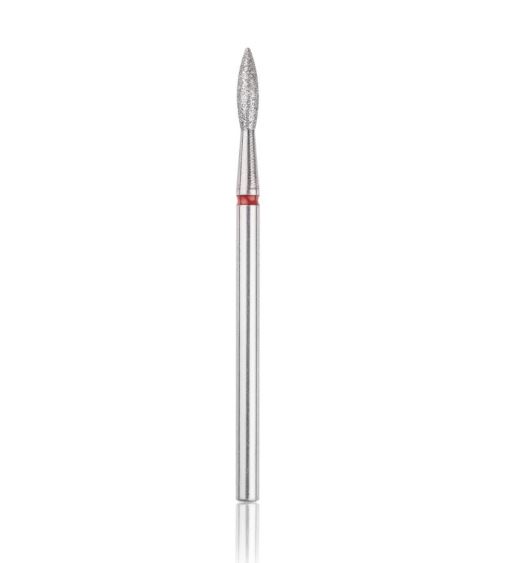 HBD-243RDX Diamond bur “flame” safe red 2,1 mm, poranterä