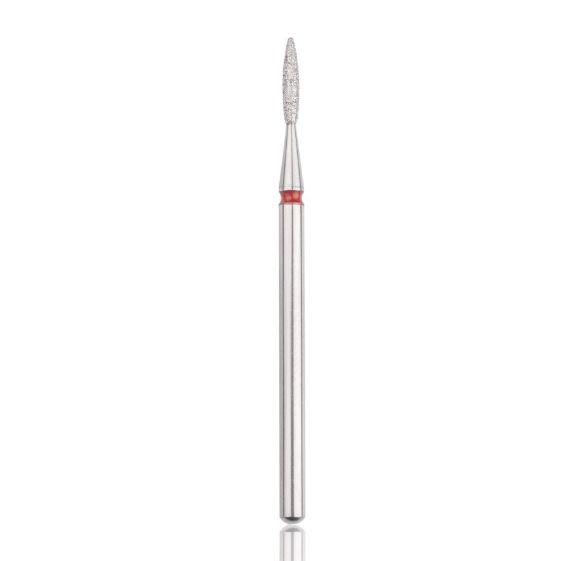 HBD-243RDX Diamond bur “flame” safe red 1,8 mm, poranterä
