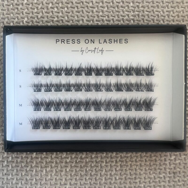 press on lashes by consult lady Anteron tallentama
