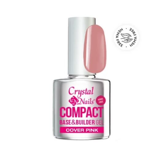 Crystal Nails Compact Base & Builder Gel Cover Pink 13ml