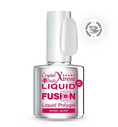 Crystal Nails Liquid Fusion Liquid Polygel Angel Glow 8ml