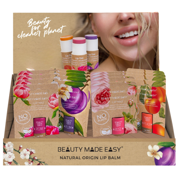 Beauty Made Easy Tinted Lip Balm teline 24 kpl