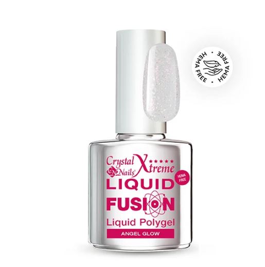 Crystal Nails Liquid Fusion Liquid Polygel Angel Glow 13ml